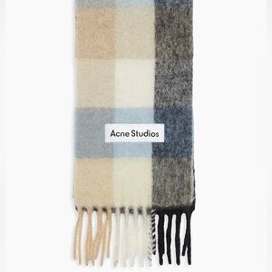 Acne Studios blue beige black combo